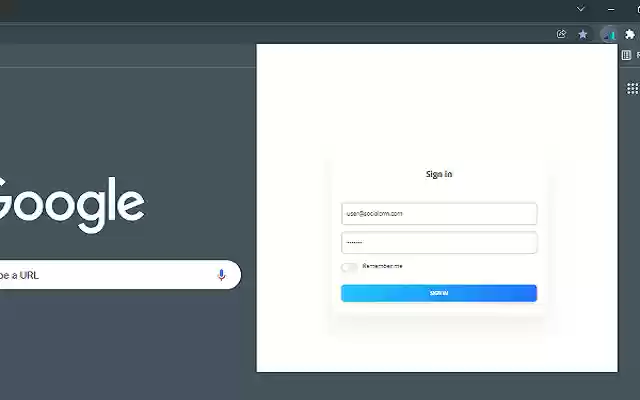 Social CRM  from Chrome web store to be run with OffiDocs Chromium online