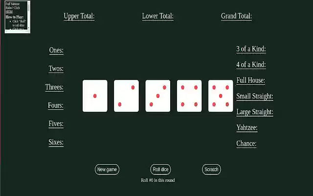 Social Distancing Yahtzee from Chrome web store to be run with OffiDocs Chromium online Social Distancing Yahtzee from Chrome web store to be run with OffiDocs Chromium online