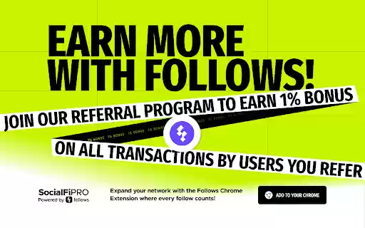 SocialFi Pro (by follows.app)  from Chrome web store to be run with OffiDocs Chromium online