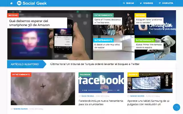 Social Geek  from Chrome web store to be run with OffiDocs Chromium online