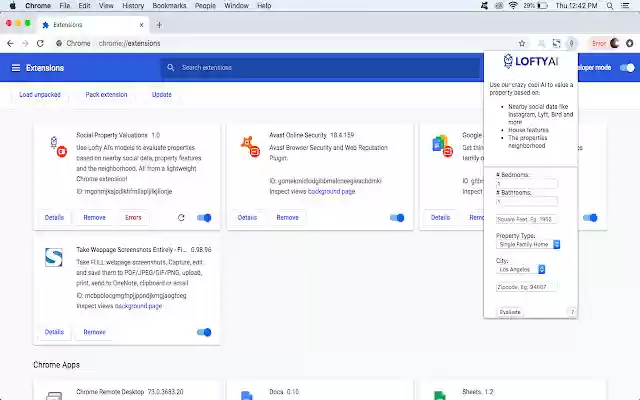 Social Property Valuations  from Chrome web store to be run with OffiDocs Chromium online