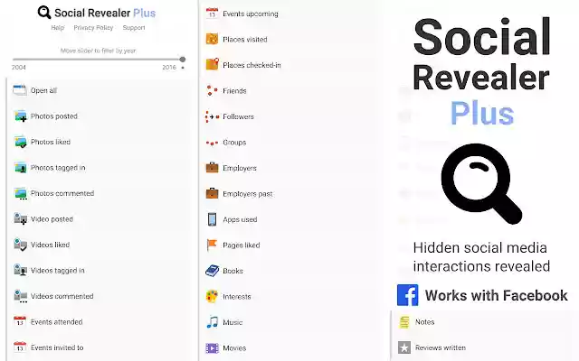 Social Revealer Plus from Chrome web store to be run with OffiDocs Chromium online Social Revealer Plus from Chrome web store to be run with OffiDocs Chromium online