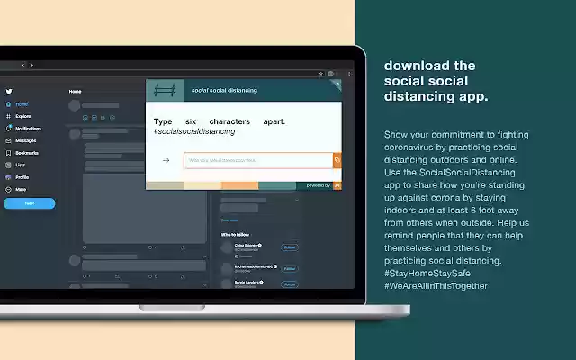 #SocialSocialDistancing  from Chrome web store to be run with OffiDocs Chromium online