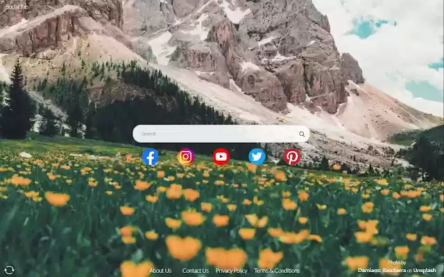 Social Tab  from Chrome web store to be run with OffiDocs Chromium online