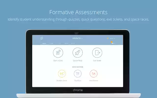 Socrative Teacher  from Chrome web store to be run with OffiDocs Chromium online