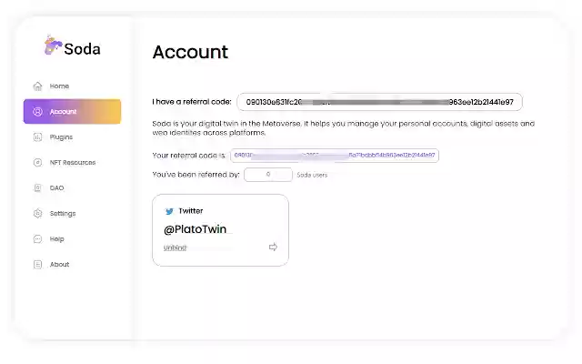 Soda  from Chrome web store to be run with OffiDocs Chromium online