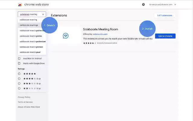 Solaborate Scheduler ຈາກຮ້ານເວັບ Chrome ເພື່ອດໍາເນີນການກັບ OffiDocs Chromium ອອນໄລນ໌