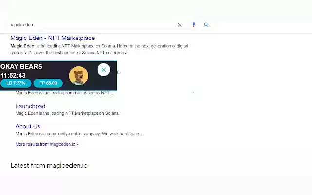 Sol NFT Tracker Extension  from Chrome web store to be run with OffiDocs Chromium online