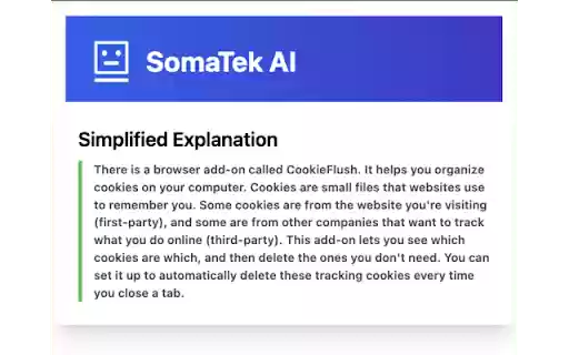 SomaTek AI  from Chrome web store to be run with OffiDocs Chromium online