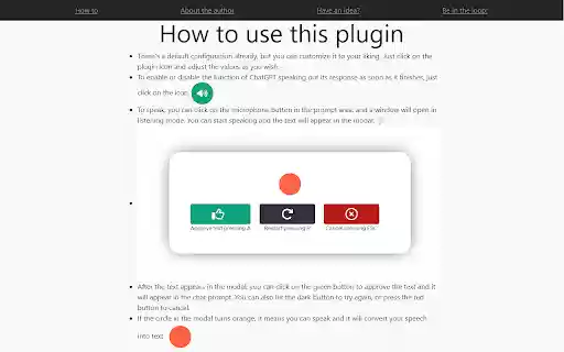 SonicGPT, Talk to ChatGPT in MultiLanguage  from Chrome web store to be run with OffiDocs Chromium online