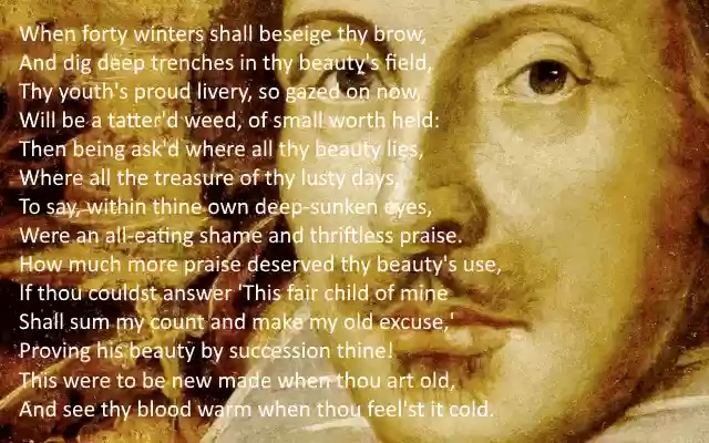 Sonnets by William Shakespeare from Chrome web store to be run with OffiDocs Chromium online Sonnets by William Shakespeare from Chrome web store to be run with OffiDocs Chromium online