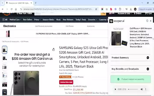 sooper ai  from Chrome web store to be run with OffiDocs Chromium online