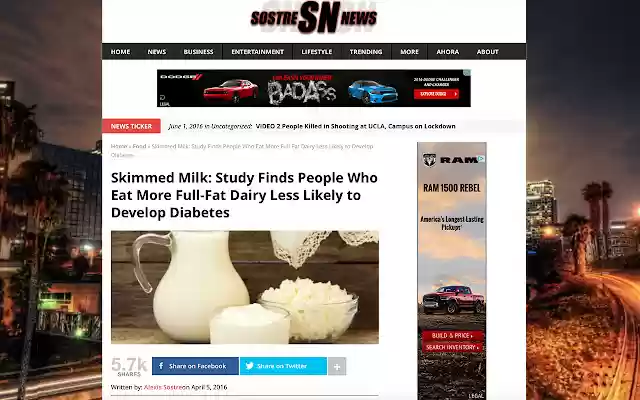Sostre News  from Chrome web store to be run with OffiDocs Chromium online