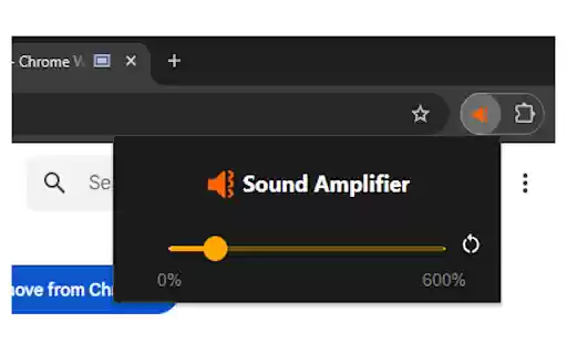 Sound Amplifier  from Chrome web store to be run with OffiDocs Chromium online