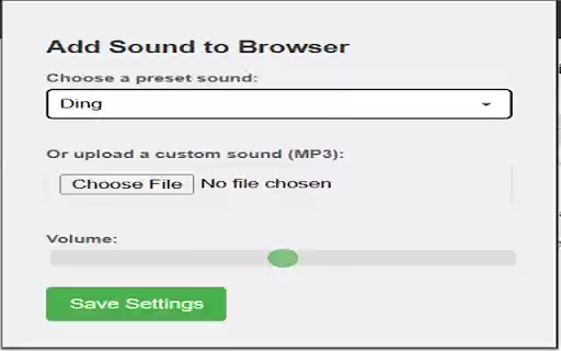 SoundnOn  from Chrome web store to be run with OffiDocs Chromium online
