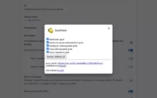 SourPatch from Chrome web store to be run with OffiDocs Chromium online SourPatch from Chrome web store to be run with OffiDocs Chromium online