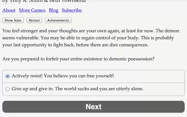 So, Youre Possessed!  from Chrome web store to be run with OffiDocs Chromium online