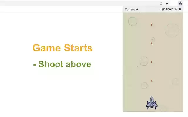 Space Fighter Game  from Chrome web store to be run with OffiDocs Chromium online