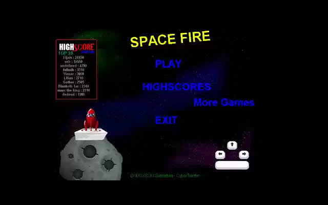 Space Fire from Chrome web store to be run with OffiDocs Chromium online Space Fire from Chrome web store to be run with OffiDocs Chromium online