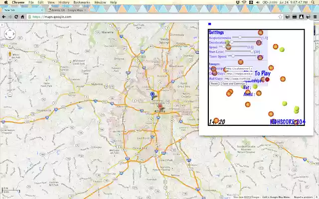 SpaceShips  from Chrome web store to be run with OffiDocs Chromium online