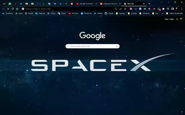 SpaceX Theme from Chrome web store to be run with OffiDocs Chromium online SpaceX Theme from Chrome web store to be run with OffiDocs Chromium online