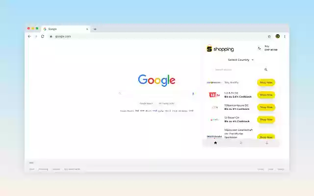 Sparissimo Cashback  from Chrome web store to be run with OffiDocs Chromium online