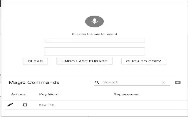 SpeakMagic Speech to Text  from Chrome web store to be run with OffiDocs Chromium online