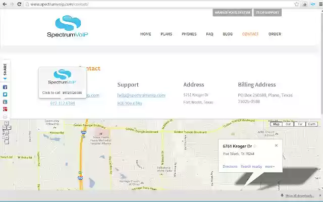 SpectrumVoIP Click2Call from Chrome web store to be run with OffiDocs Chromium online SpectrumVoIP Click2Call from Chrome web store to be run with OffiDocs Chromium online