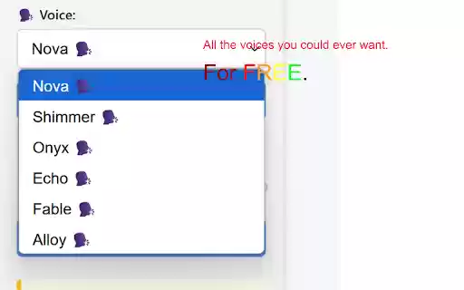 Speech+  from Chrome web store to be run with OffiDocs Chromium online