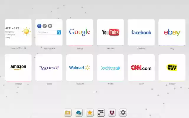 Speed Dial 3™(APP)  from Chrome web store to be run with OffiDocs Chromium online