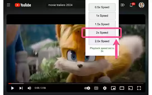 SpeedPlay Video Speed Controller for Instagram, YouTube, LinkedIn  More  from Chrome web store to be run with OffiDocs Chromium online