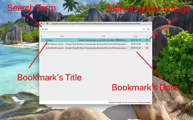 Speedy Bookmarks Search from Chrome web store to be run with OffiDocs Chromium online Speedy Bookmarks Search from Chrome web store to be run with OffiDocs Chromium online
