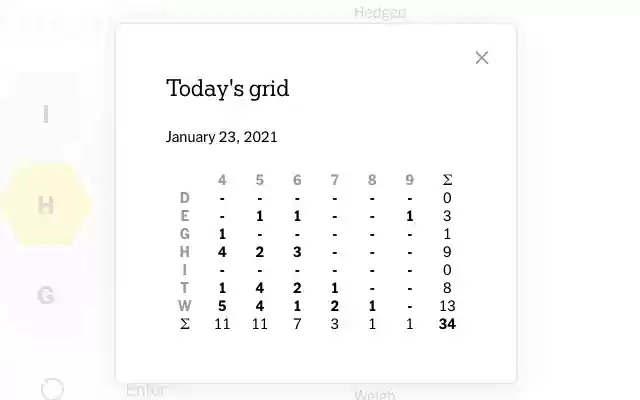 Spelling Bee Grid  from Chrome web store to be run with OffiDocs Chromium online