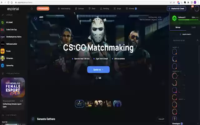 Spetero AutoAccept Esportal  from Chrome web store to be run with OffiDocs Chromium online