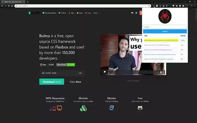 Spider Search from Chrome web store to be run with OffiDocs Chromium online Spider Search from Chrome web store to be run with OffiDocs Chromium online