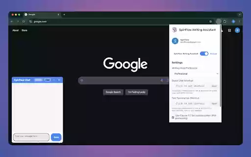 SpinFlow AI Assistant  from Chrome web store to be run with OffiDocs Chromium online