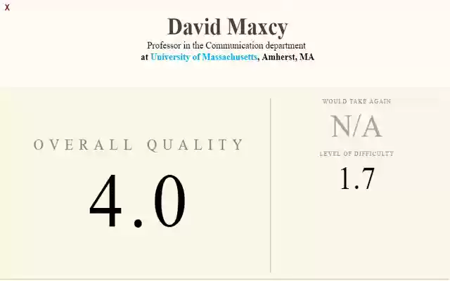 Spire Ratings Display  from Chrome web store to be run with OffiDocs Chromium online
