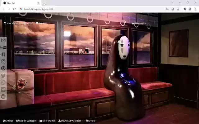 Spirited Away Wallpaper HD New Tab  from Chrome web store to be run with OffiDocs Chromium online