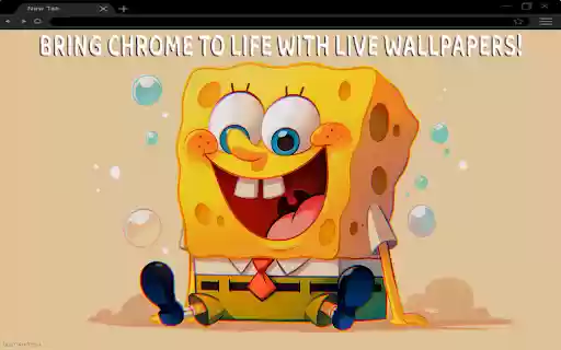 Sponge Bob Live Wallpaper  from Chrome web store to be run with OffiDocs Chromium online