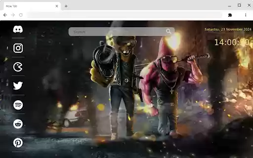 Spongebozz and Patrick Bang The Ultimate Underwater Duo!  from Chrome web store to be run with OffiDocs Chromium online