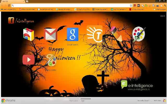 Spooky Halloween Theme  from Chrome web store to be run with OffiDocs Chromium online
