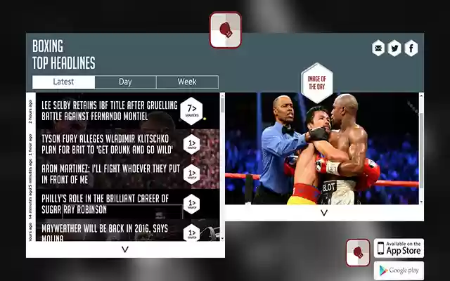 Sportfusion Boxing News from Chrome web store to be run with OffiDocs Chromium online Sportfusion Boxing News from Chrome web store to be run with OffiDocs Chromium online