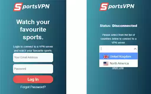 Sports VPN  from Chrome web store to be run with OffiDocs Chromium online
