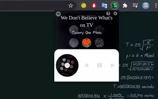 Spotify on Browser  from Chrome web store to be run with OffiDocs Chromium online