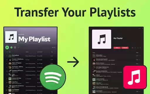 Spotify to Apple Music Playlist Converter  from Chrome web store to be run with OffiDocs Chromium online