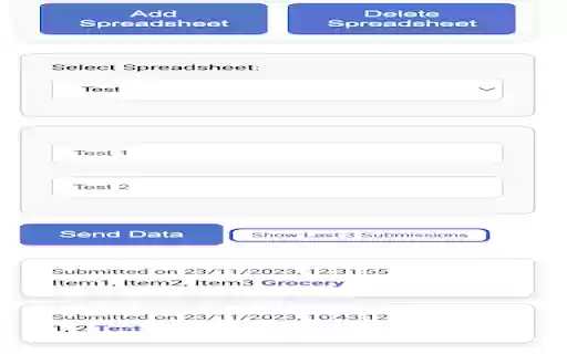 Spreadsheet Connector  from Chrome web store to be run with OffiDocs Chromium online