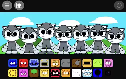 Sprunki Sonic  from Chrome web store to be run with OffiDocs Chromium online