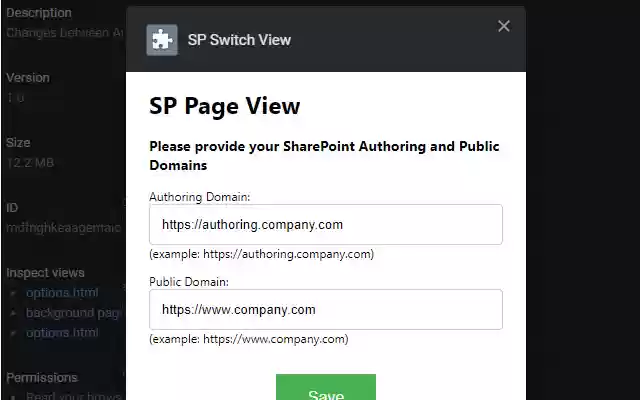 SP Switch View từ cửa hàng Chrome trực tuyến sẽ chạy với OffiDocs Chrome trực tuyến