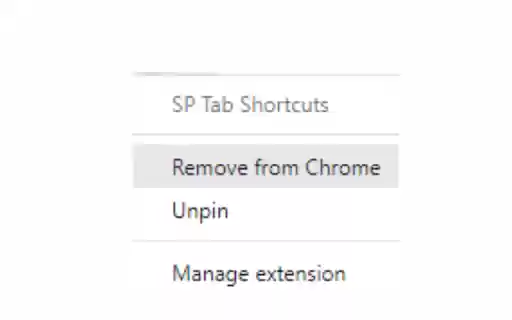 SP Tab Shortcuts  from Chrome web store to be run with OffiDocs Chromium online