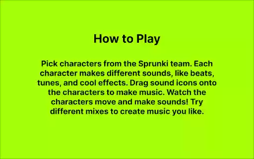 Spunky The Good Music Mixing Sprunki Game!  from Chrome web store to be run with OffiDocs Chromium online
